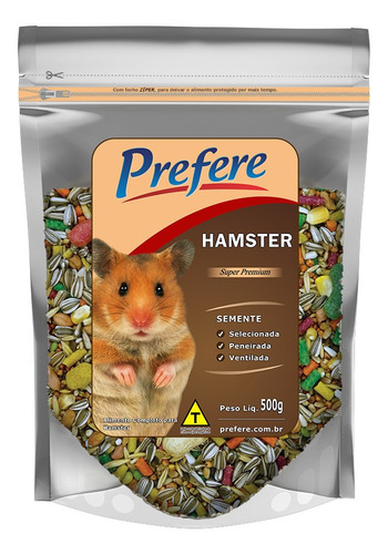 Ração Mistura Para Hamster Prefere 500g