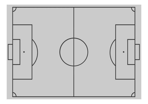 Pizarra Táctica Futbol 125x88cm Doble Faz + Marcador Pizarra