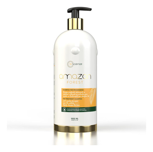 Shampoo Pré Progressiva Amazon Forest Brscience 1000ml