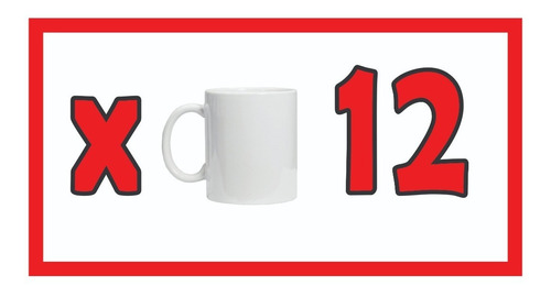 Imagen 9 de 10 de Taza Blanca 11oz Para Sublimación Tlp Sublimar 12 Piezas