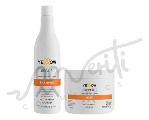 Kit Yellow Repair Shampoo + Mask 500ml C/u