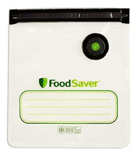 Foodsaver® Bolsas Reutilizables Con Cremallera Al Vacío,