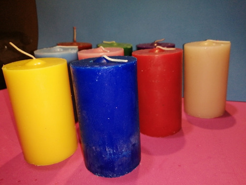 Imagen 4 de 6 de Velones De Larga Duración, Varios Colores