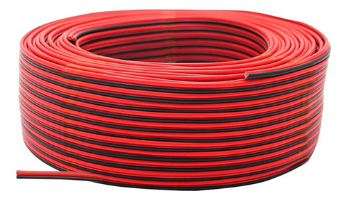 Cable De Extensión De 2 Pines, 100 M, 22 Awg, 12 V/24 V, Roj