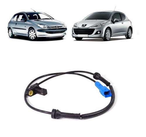 Sensor Abs Peugeot 206 1999 Ate 2010 207/hoggar 2009 Ate 201