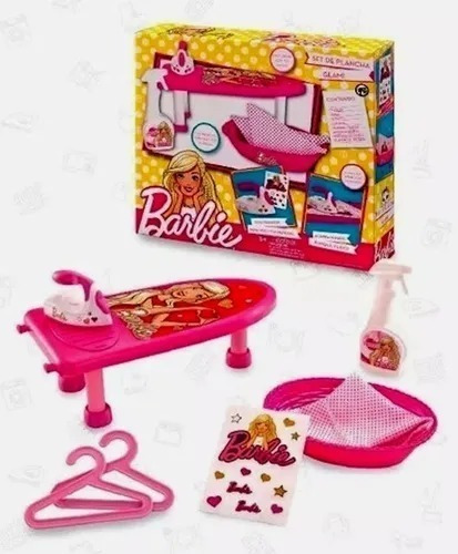 Barbie Glam Tabla De Planchar Con Plancha Y Accesorios