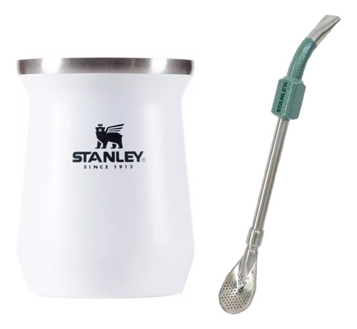 Mate Stanley Con Bombilla Spoon Original Acero Inoxidable 