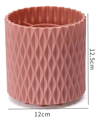 Contenedor De Brochas Para Maquillaje Rosa