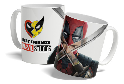 Taza Wolverine - Deadpool - Best Friends 325ml Cerámica
