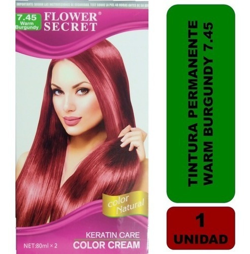  Tintura  Permanente Flower Secret 80ml Colores Fantasia