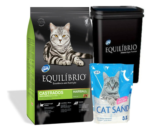 Equilibrio Gato Castrado 7,5 Kg + Regalo