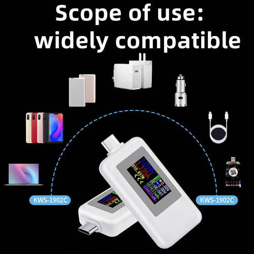 Tester Voltímetro Digital 10 En 1 Tipo Usb Y C