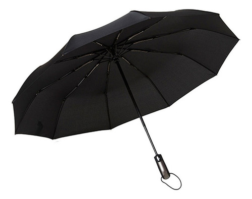 Paraguas De Lluvia Irrompible De Cierre Automático Compacto
