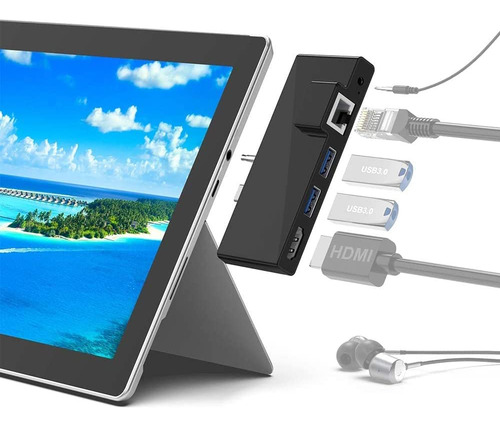Surface Go Docking Station, 5 In 1 Surface Go Docking Statio