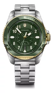 Reloj Journey 1884, Correa De Acero Inoxidable, Victorinox Color de la correa Verde