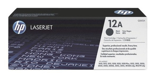 Toner Hp 12a  Q2612a  Negro Original