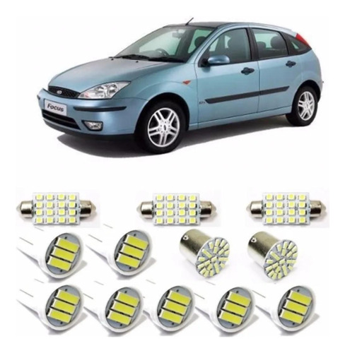 Kit Iluminaçao Lampada De Led Ford Focus 2000 A 2013