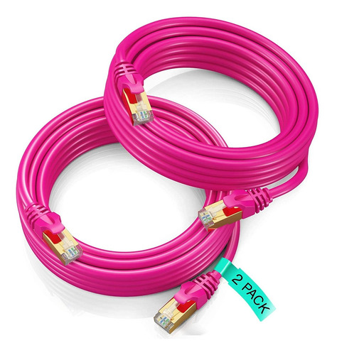 Cable Ethernet Cat 7 De 25 Pies, Cable De Internet, Cab...