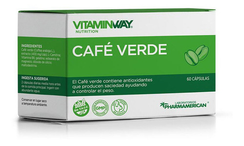 Café Verde Vitamin Way® X 60 Caps. - Adelgazante Quemador