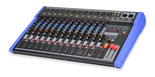 Mezcladora Audio Profesional 12 Canales Reference Steelpro
