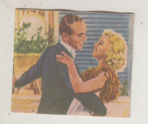 1954 Cine Tarjeta Ginger Rogers Fred Astaire Unica Uruguay