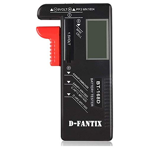 Probador De Baterías Digital Aaa Aa C D 9v 1.5v, Compr...