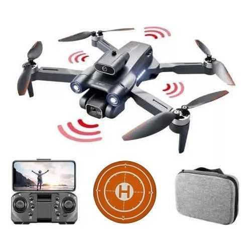 Drone Profissional S1s Dual Câm 8k+caise+sensor Ob+heliponto