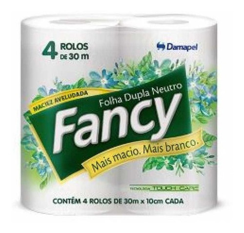 Papel higiênico Fancy folha dupla 30 m
