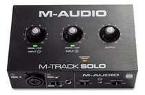 Comprar Interfaz De Audio M-audio M-track Solo Pc Usb Para Grabación