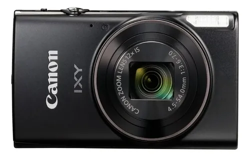 Compact Digital Camera Canon Ixy 650 20.2mp 12x Zoom Black