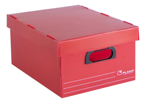 Caja Archivo Plastico Con Tapa 400x300x195 - Plana