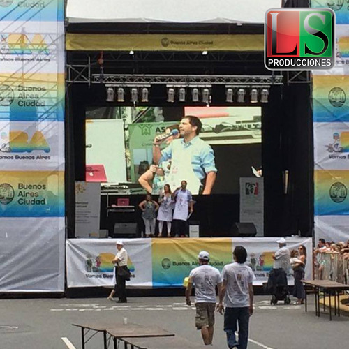 Alquiler Pantalla Led P3, P2, Proyectores Sonido Iluminación