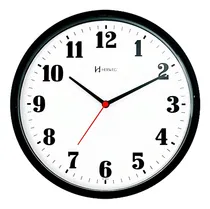 Comprar Relógio Parede Sala Cozinha Quarto Casa Escritór Herweg 6126 Cor Preto