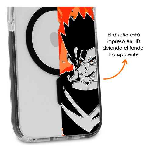 Funda Para iPhone Magsafe Dragon Ball Z Gohan Antigolpes
