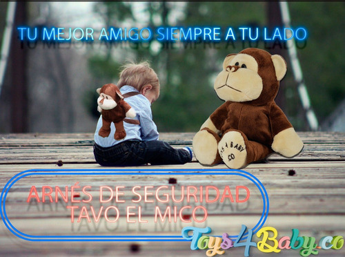 Arnés De Seguridad Caminador Para Bebé Tavo El Mico | Envío gratis