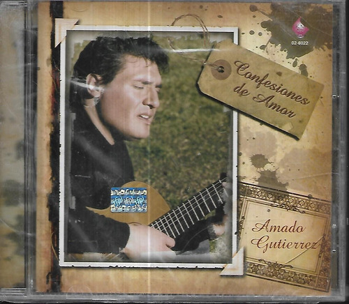 Amado Gutierrez Album Confesiones De Amor Cd Nuevo Sellado