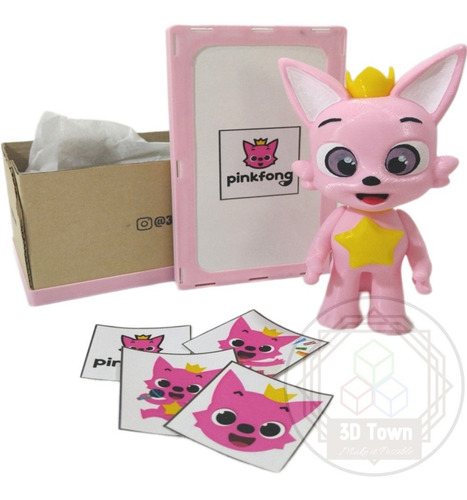 Imagen 3 de 6 de Pinkfong (baby Shark) - Juguete - Figura - Impresión 3d
