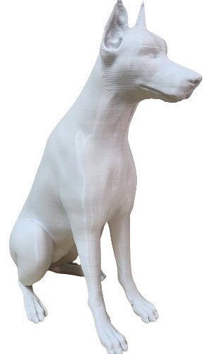 Estatua Figura Perro Doberman Diseño Decoración Caba