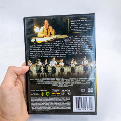 Los Coristas Les Choristes Pelicula Original En Dvd (Usado)