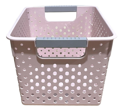 Imagen 2 de 4 de Cesta Organizador Plástico Hogar Baño Lavandería Rectangular