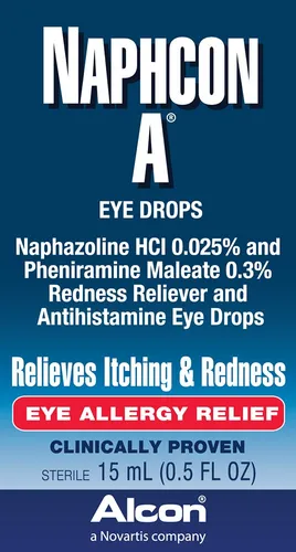 Gotas Para Aliviar La Alergia Ocular Alcon Naphcon A 15 Ml