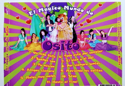 Infantil Cd Nuevo El Mágico Mundo De Osito Con 11 Temas