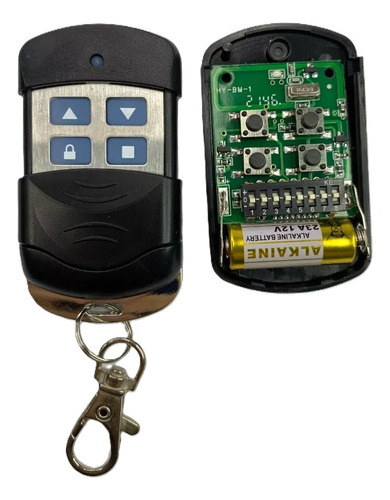 1 Controle Remoto Porta Aço Automática Compatível 433 Analóg
