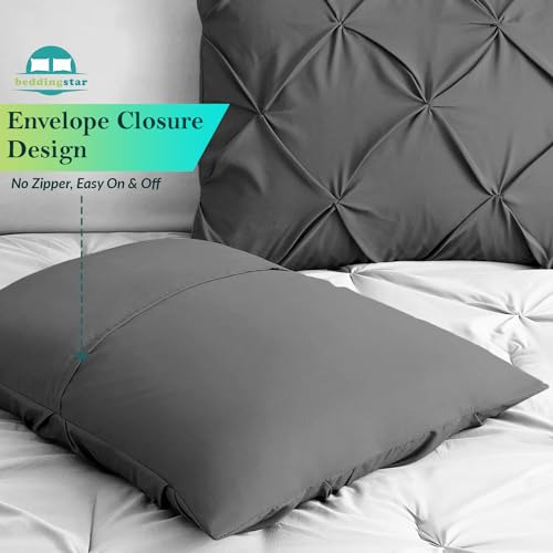 Juego De 2 Fundas De Almohada 100% Algodón Egipcio