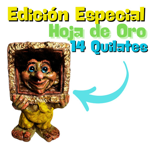 Troll Arti Ser Mágico Guardian - Troll Elfo Duende Oro 14k