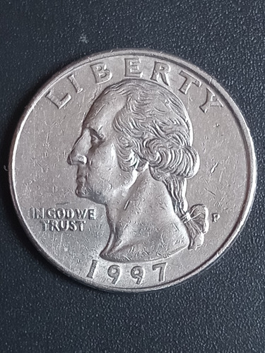 Estados Unidos 1997 P. Moneda De Quarter Dollar. Mb. Mira!!! (Usado)