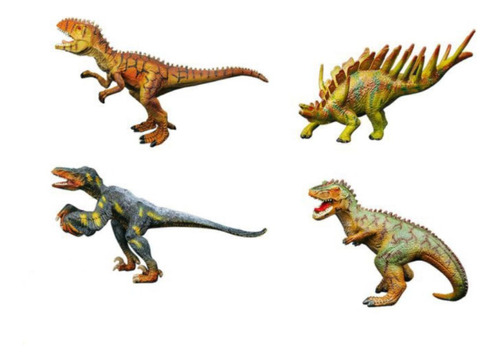  Figura De Acción Dinosaurio Extreme Pack 4 Unidades