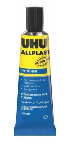 Pegamento Uhu Allplast+ 33ml Adhesivo Para Plasticos