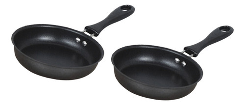 2pcs Mini Sartén Sartén Huevo Sartén Tortilla Sartenes