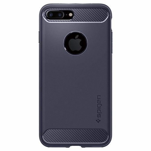 Funda Spigen Rugged Armor iPhone 7 Plus Midnight Blue Azul